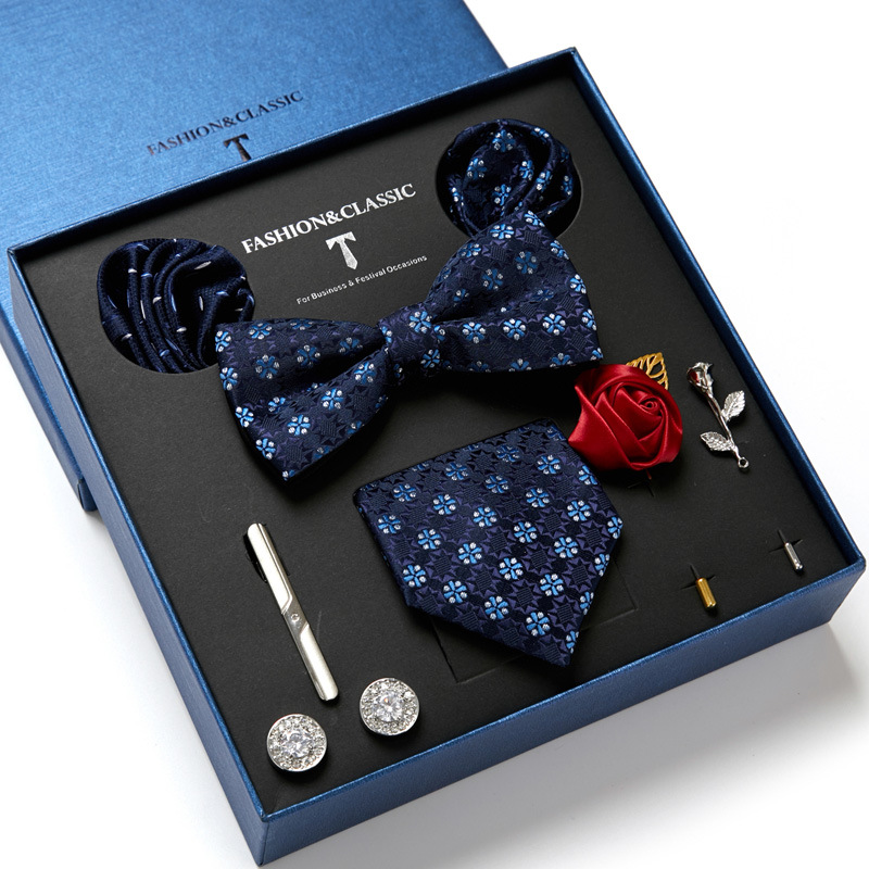 Green Mens Tie Gift Box Paisle - Cufflink Box Set ulasan dan harga