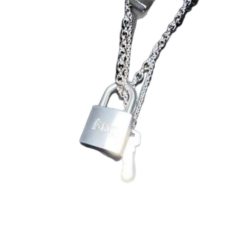 Ashionable Creative Metal Lock - Men Accessories Jewelry ulasan dan harga