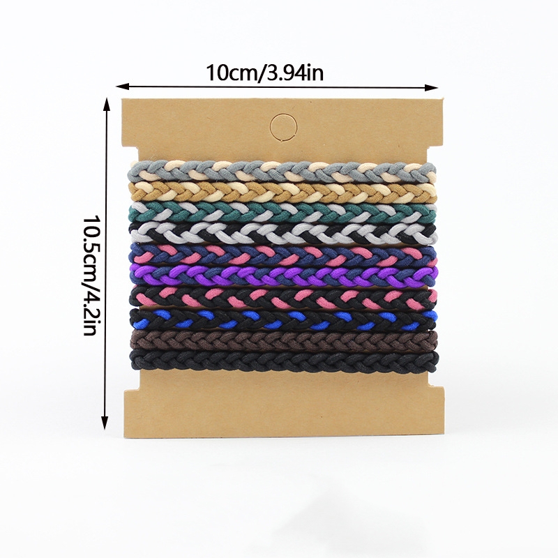 10pcs Boho Hair Ties Bracelets - Men'S Accessories Holder ulasan dan harga