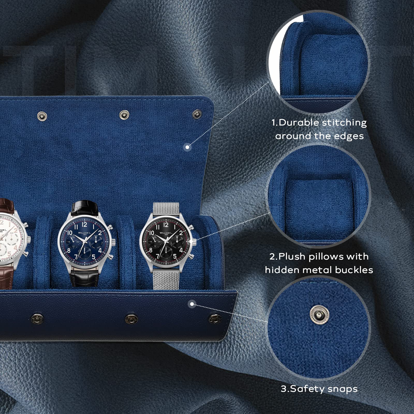 Watch Case Travel Organizer -  - Men Accessories Organiser ulasan dan harga