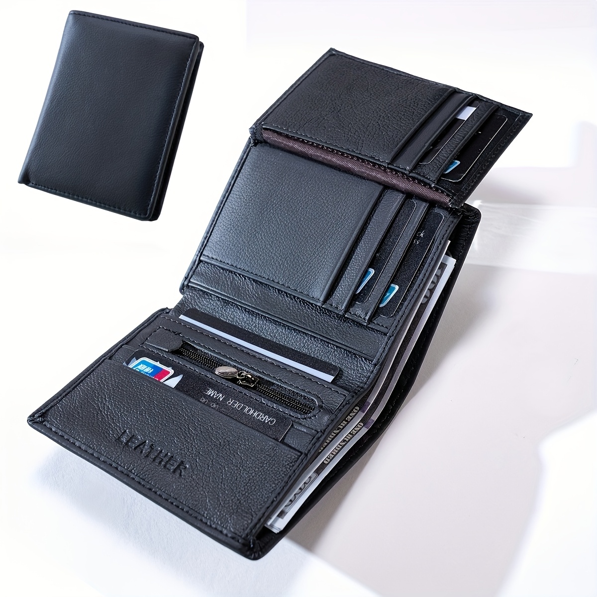 1 men's distinguished leather  - Money Clip Slim ulasan dan harga