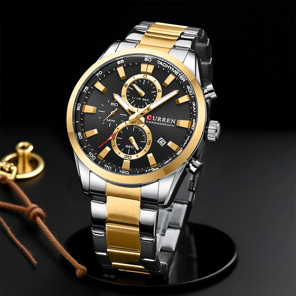 CURREN Casual Quartz Chrono Sp - Men Accessories Jewelry ulasan dan harga