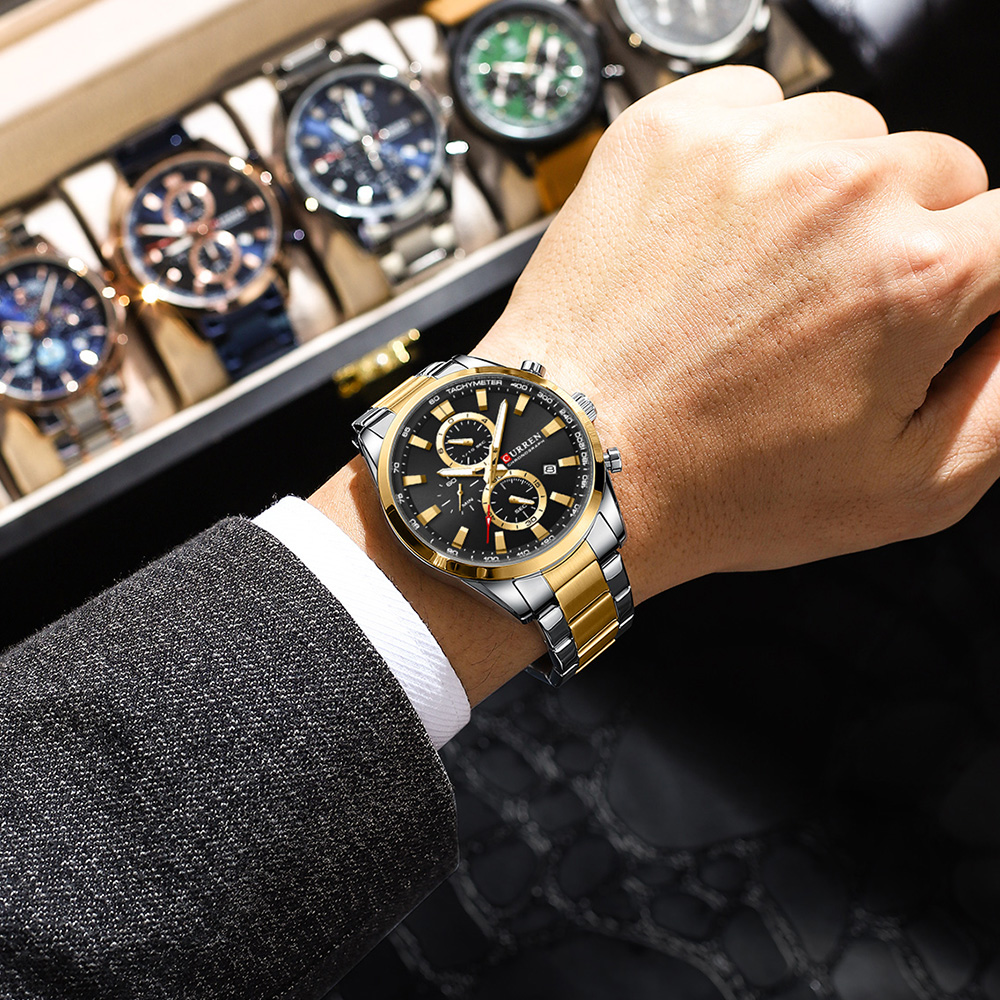 CURREN Casual Quartz Chrono Sp - Men Accessories Jewelry ulasan dan harga