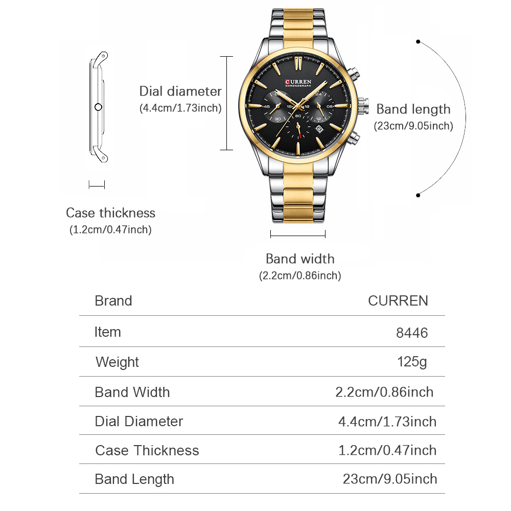 CURREN Casual Quartz Chrono Sp - Men Accessories Jewelry ulasan dan harga