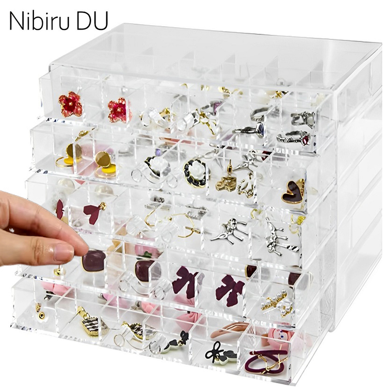 Transparent Jewelry Storage Bo - Men'S Accessories Drawer Organizer ulasan dan harga