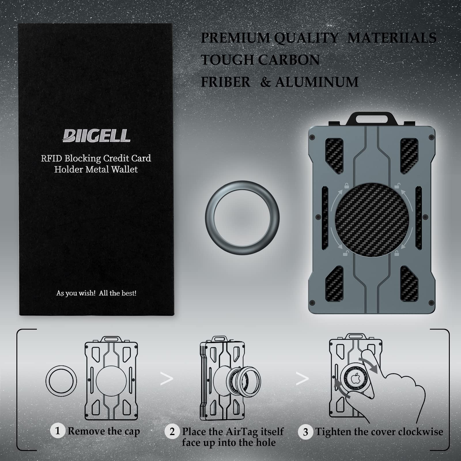 Air Tag Wallet for Men, Minima - Money Clip Slim ulasan dan harga