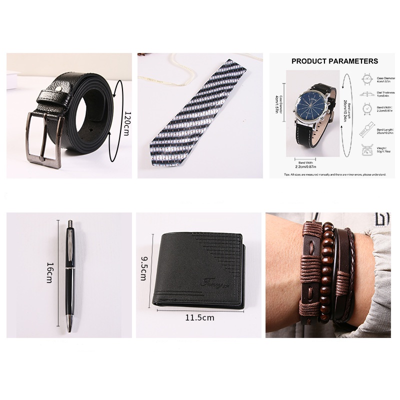 New Men Gift Set with Box Watc - Cufflink Box Set ulasan dan harga
