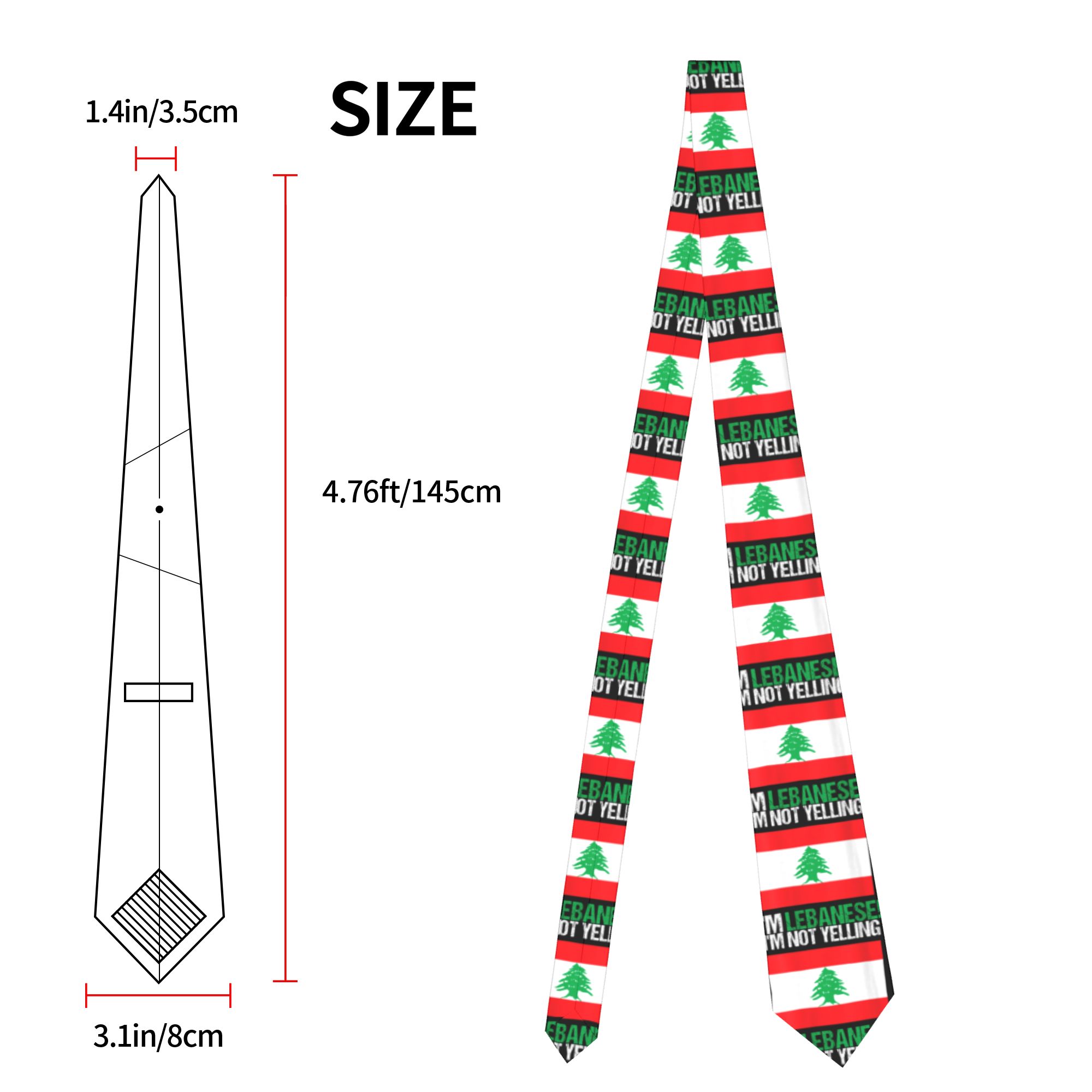 Mens Tie I'm Not Yelling Leban - Men Accessories Lebanon ulasan dan harga
