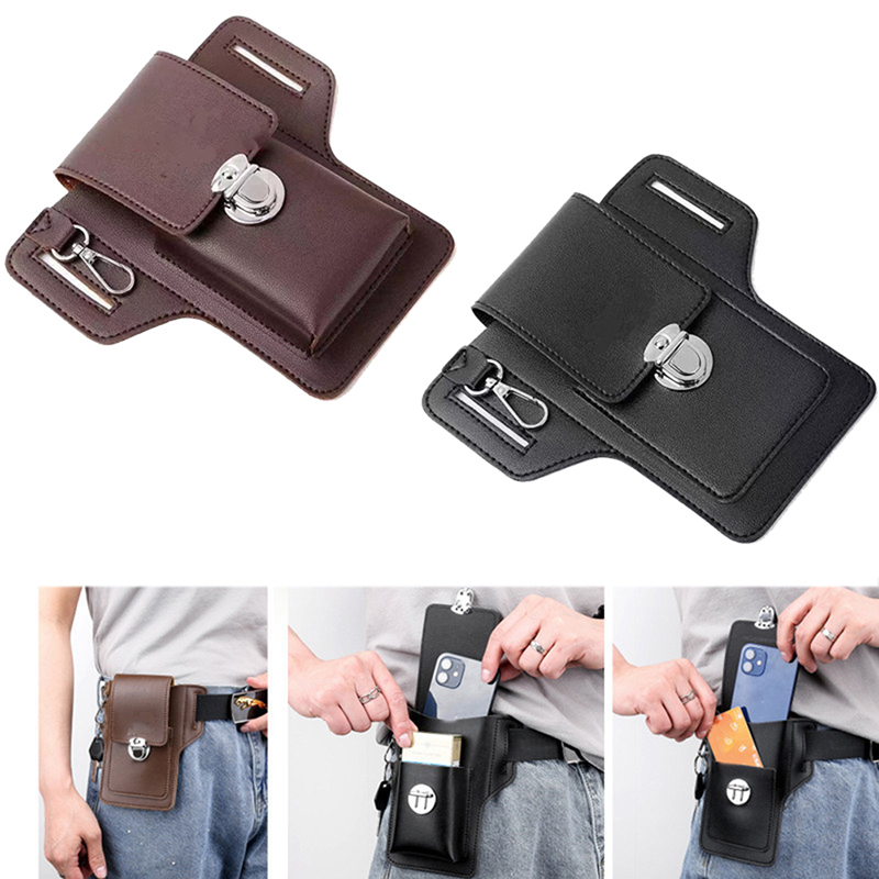 Fashion Men Multi-function PU  - Men Accessories For Travel ulasan dan harga