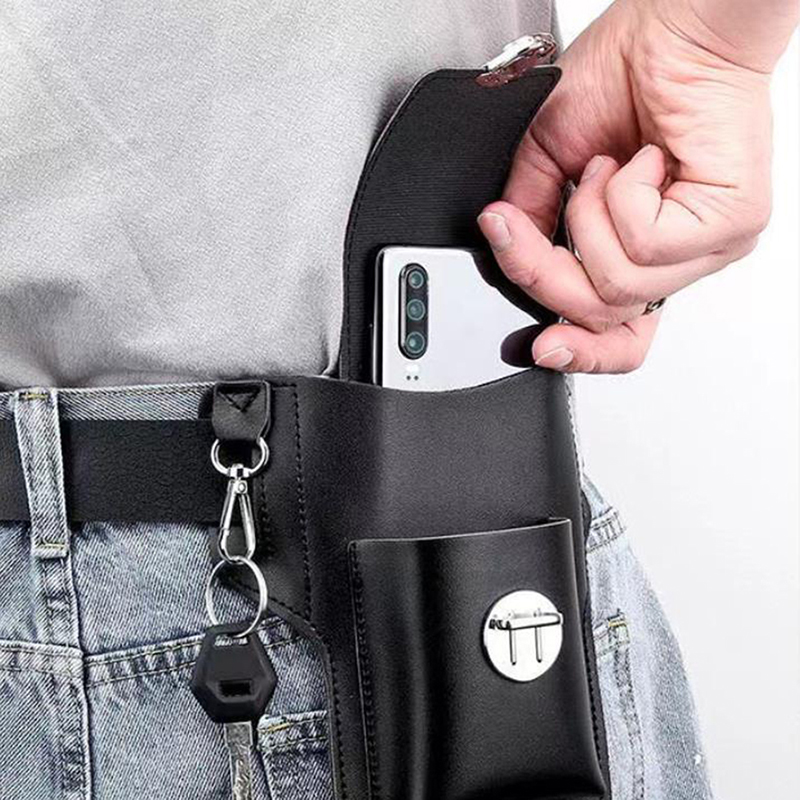 Fashion Men Multi-function PU  - Men Accessories For Travel ulasan dan harga