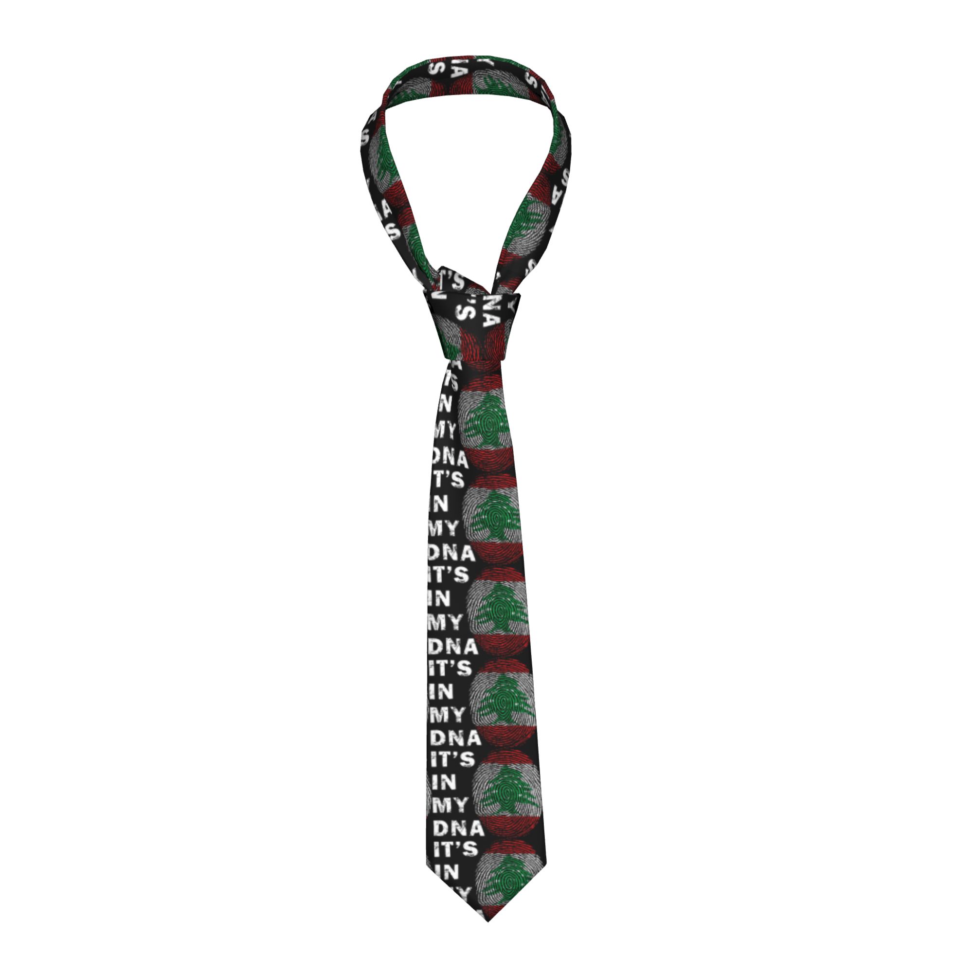 Mens Tie Lebanon in My DNA Leb - Men Accessories Lebanon ulasan dan harga