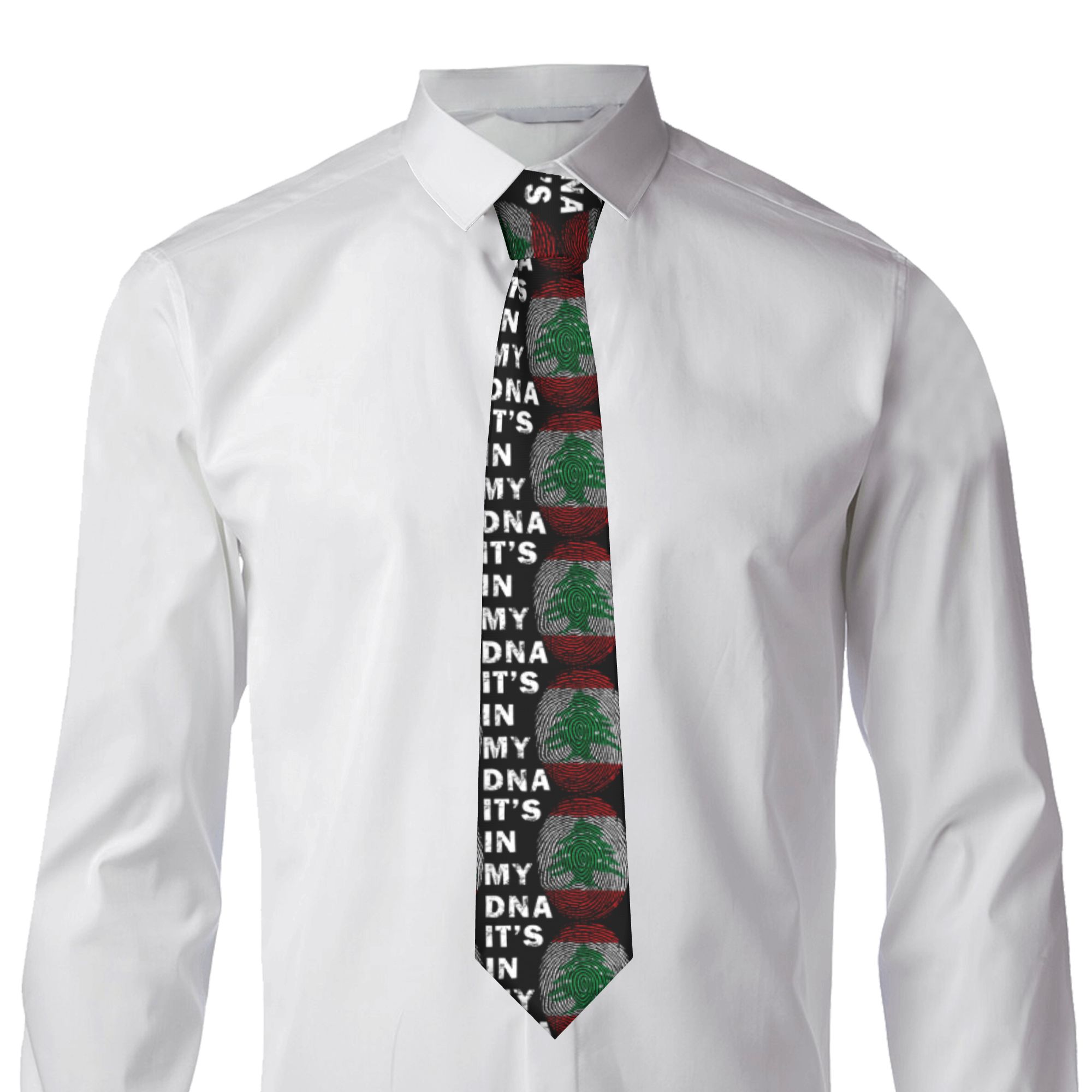 Mens Tie Lebanon in My DNA Leb - Men Accessories Lebanon ulasan dan harga