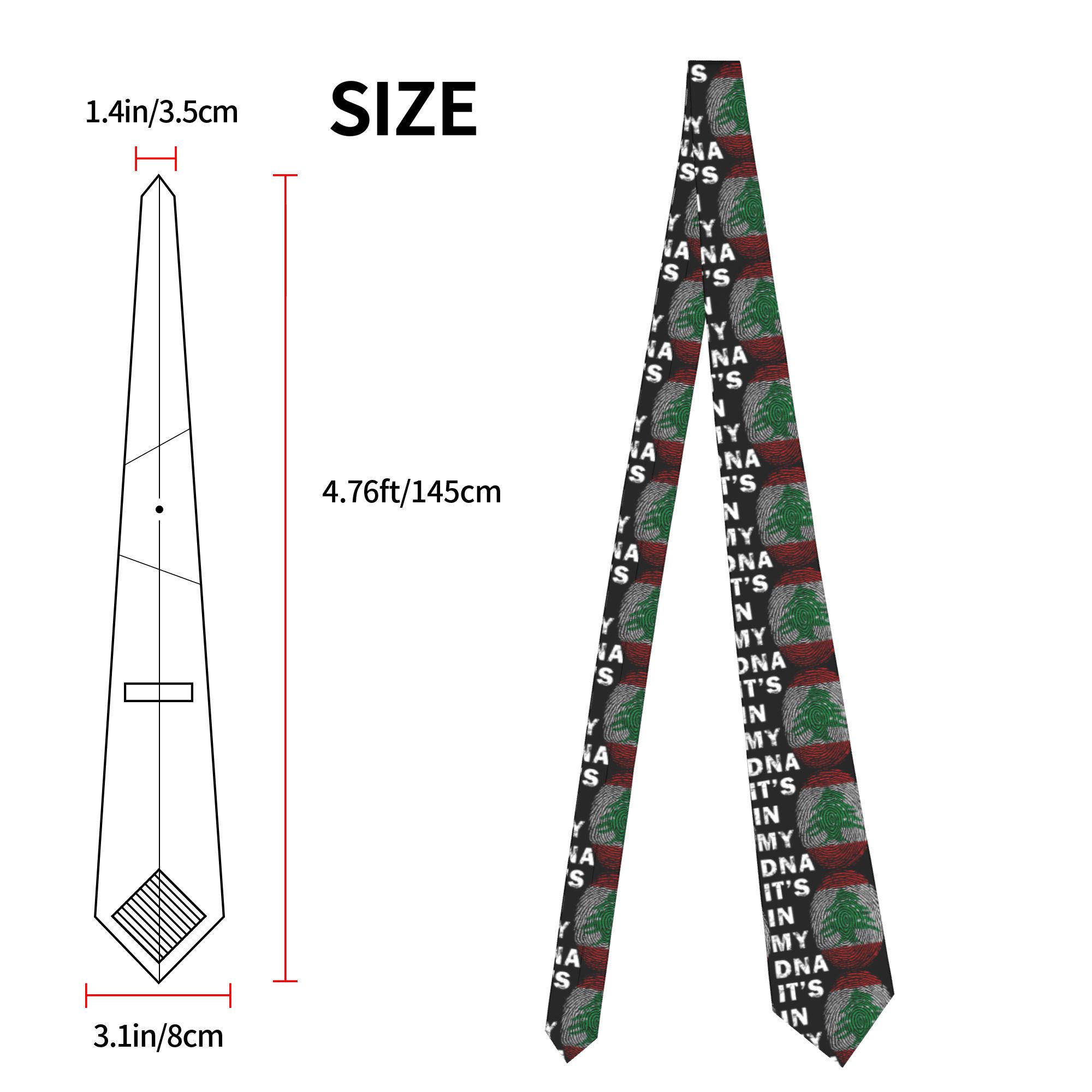 Mens Tie Lebanon in My DNA Leb - Men Accessories Lebanon ulasan dan harga