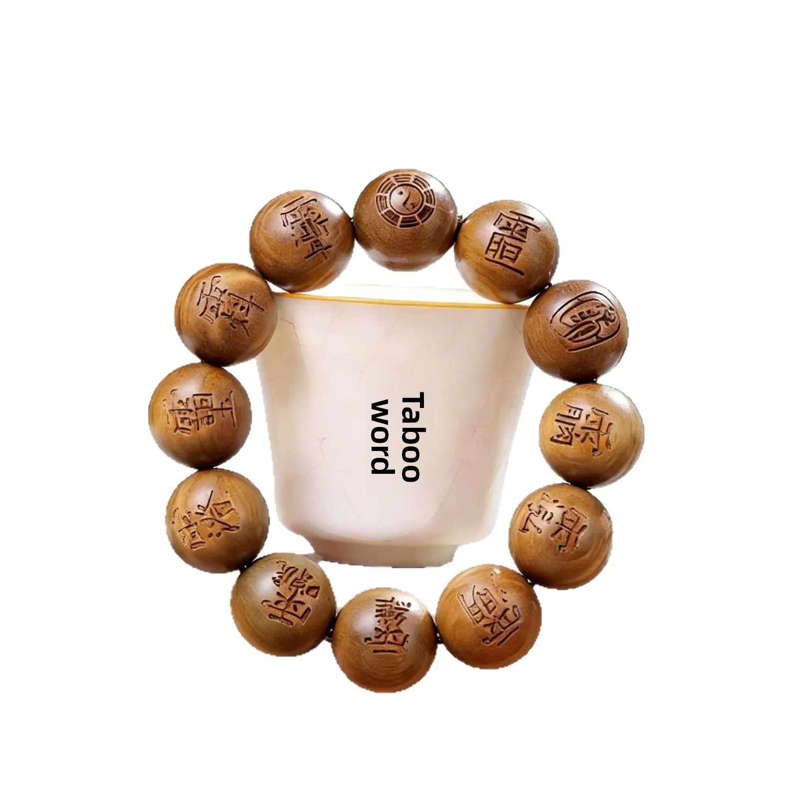 Lucky Luxury Green Sandalwood  - Bracelet Beaded Men ulasan dan harga