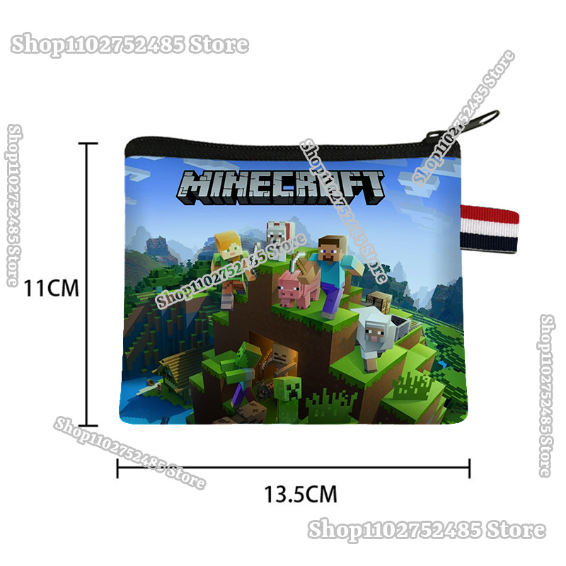 Pixels Block Coin Purse Miner  - Men Accessories Bag ulasan dan harga