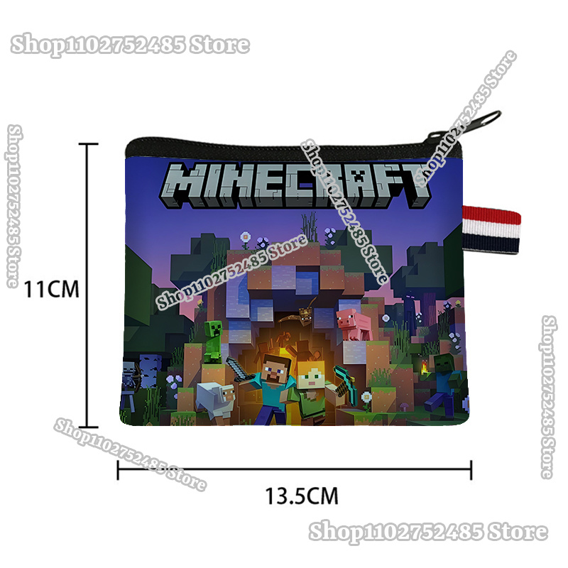 Pixels Block Coin Purse Miner  - Men Accessories Bag ulasan dan harga