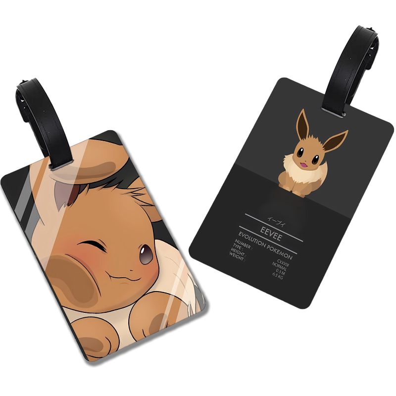 Pokemons Cartoon Luggage Tag K - Men Accessories For Travel ulasan dan harga