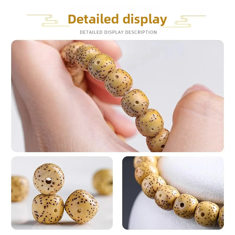High Density Golden Seed Star  - Bracelet Beaded Men ulasan dan harga