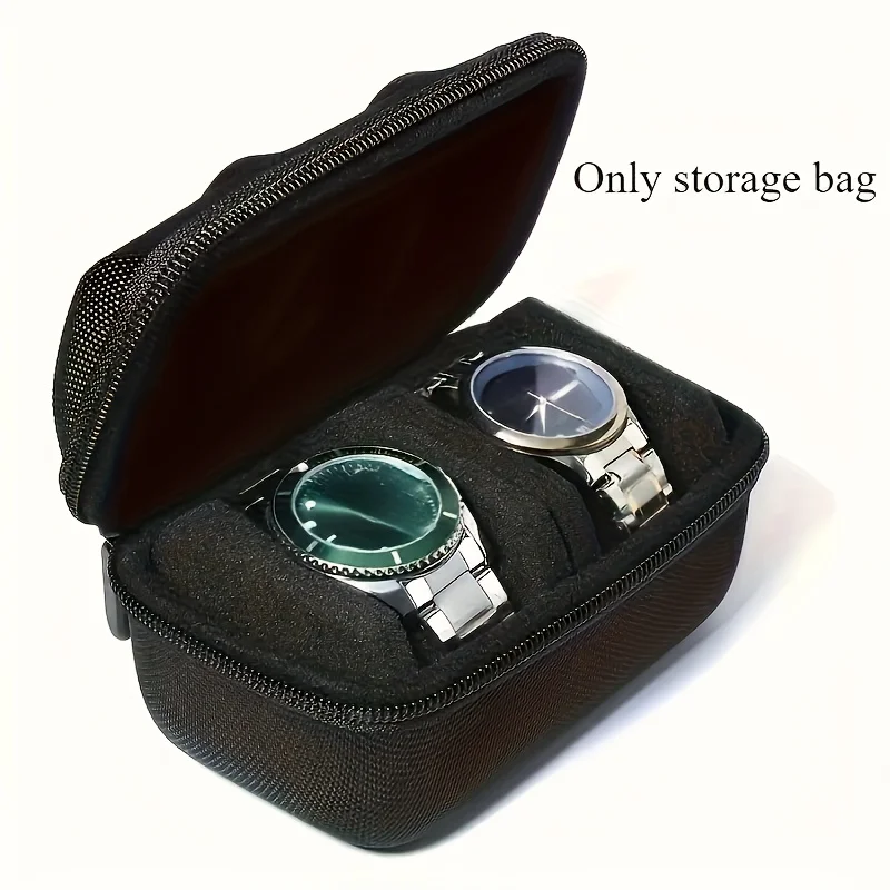 Hard-Shell 2 Slots Watch Trave - Men Accessories Organiser ulasan dan harga