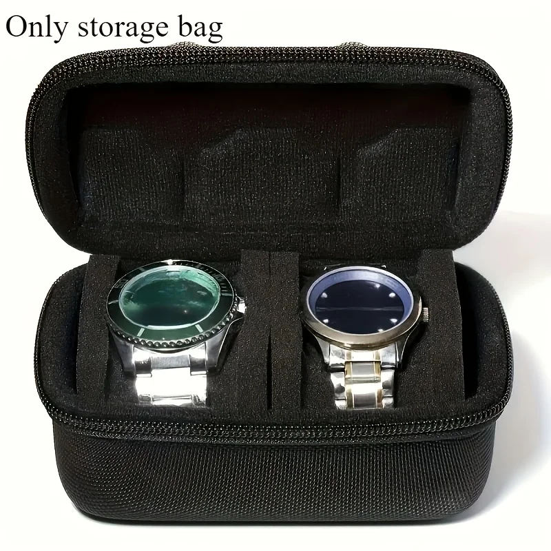 Hard-Shell 2 Slots Watch Trave - Men Accessories Organiser ulasan dan harga