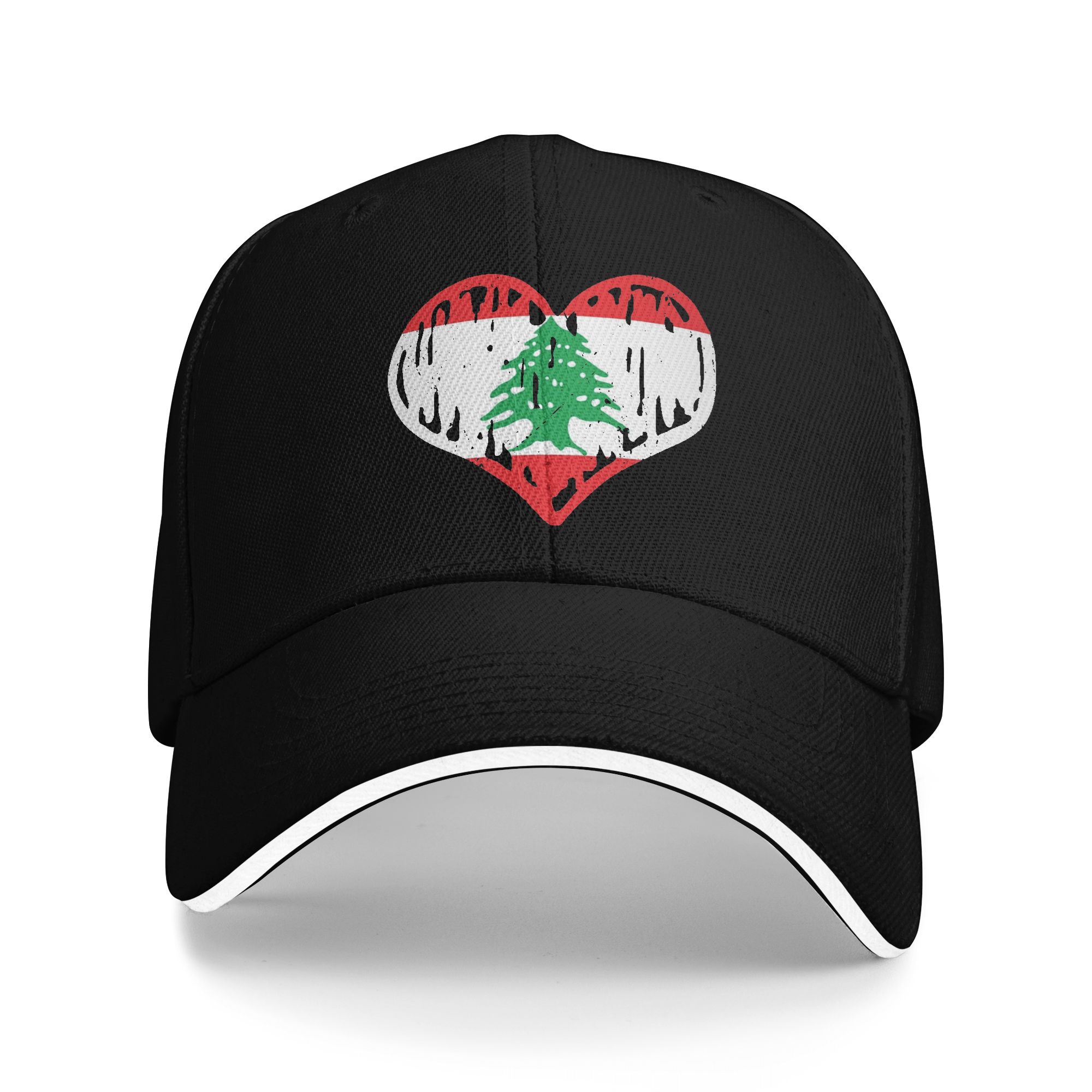Lebanon Flag Heart Accessories - Men Accessories Lebanon ulasan dan harga