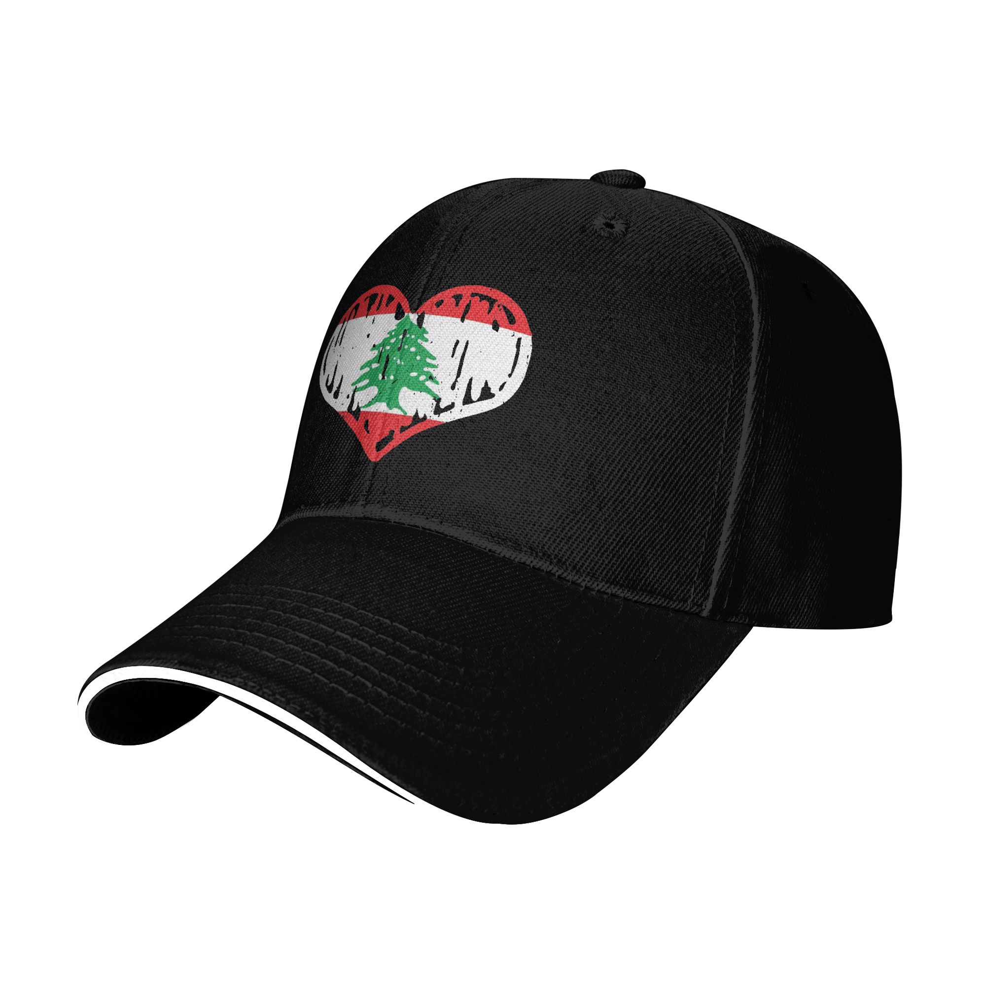 Lebanon Flag Heart Accessories - Men Accessories Lebanon ulasan dan harga