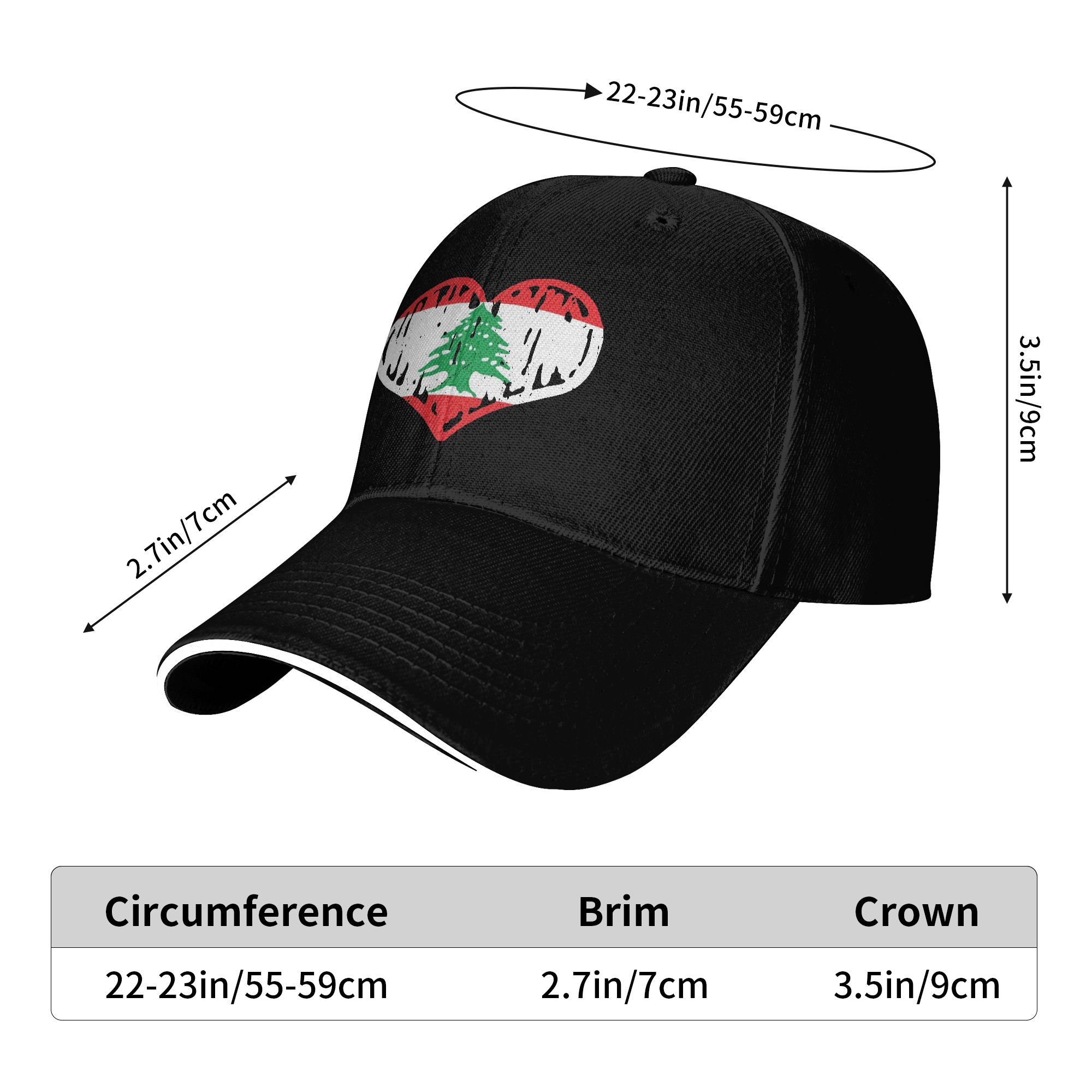 Lebanon Flag Heart Accessories - Men Accessories Lebanon ulasan dan harga