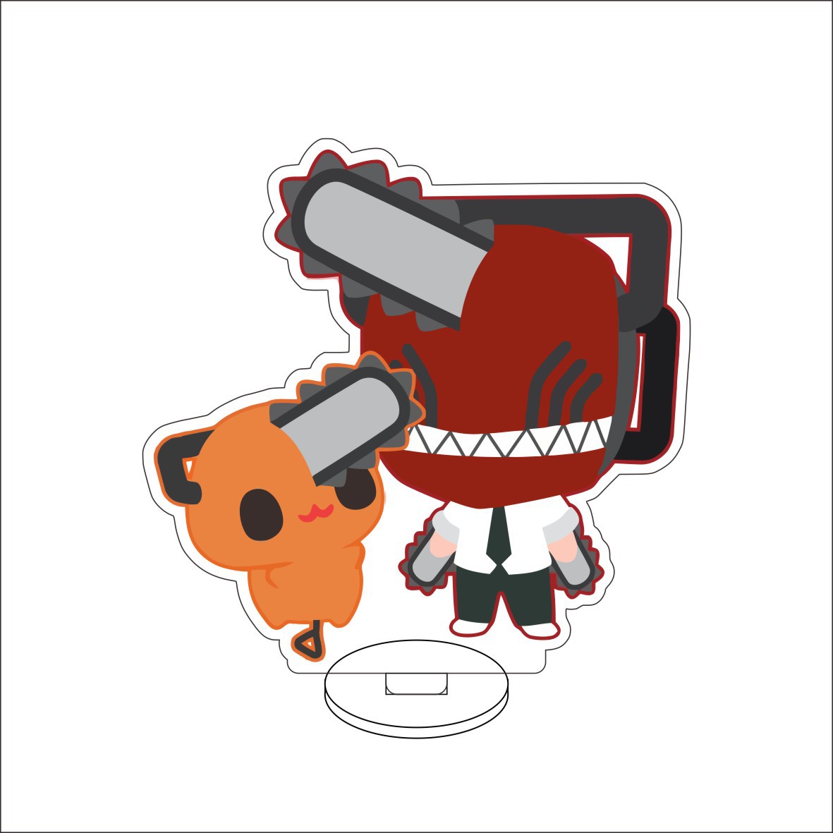 10CM Anime Chainsaw Man Pochit - Men Accessories Gift ulasan dan harga