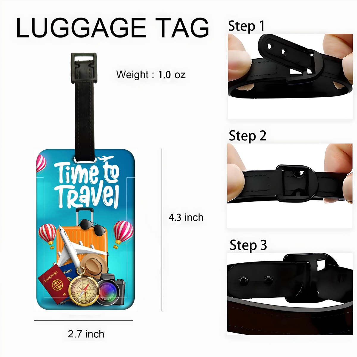Travel Style Luggage Tag Men W - Men'S Accessories Holder ulasan dan harga