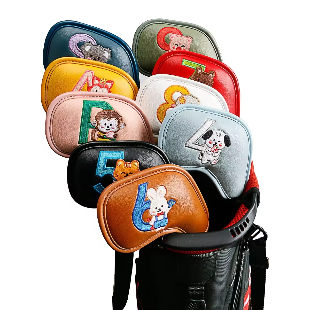 9Pcs Cute Cartoon Animal Golf  - Men'S Accessories ulasan dan harga