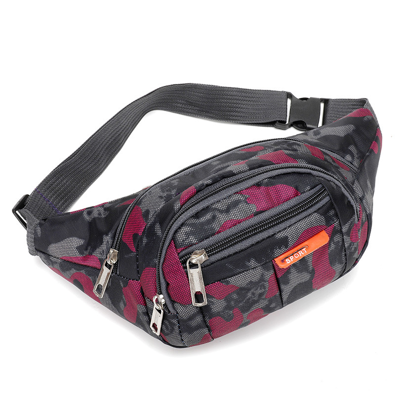 Camouflage Print Men Waist Bag - Men Accessories For Travel ulasan dan harga