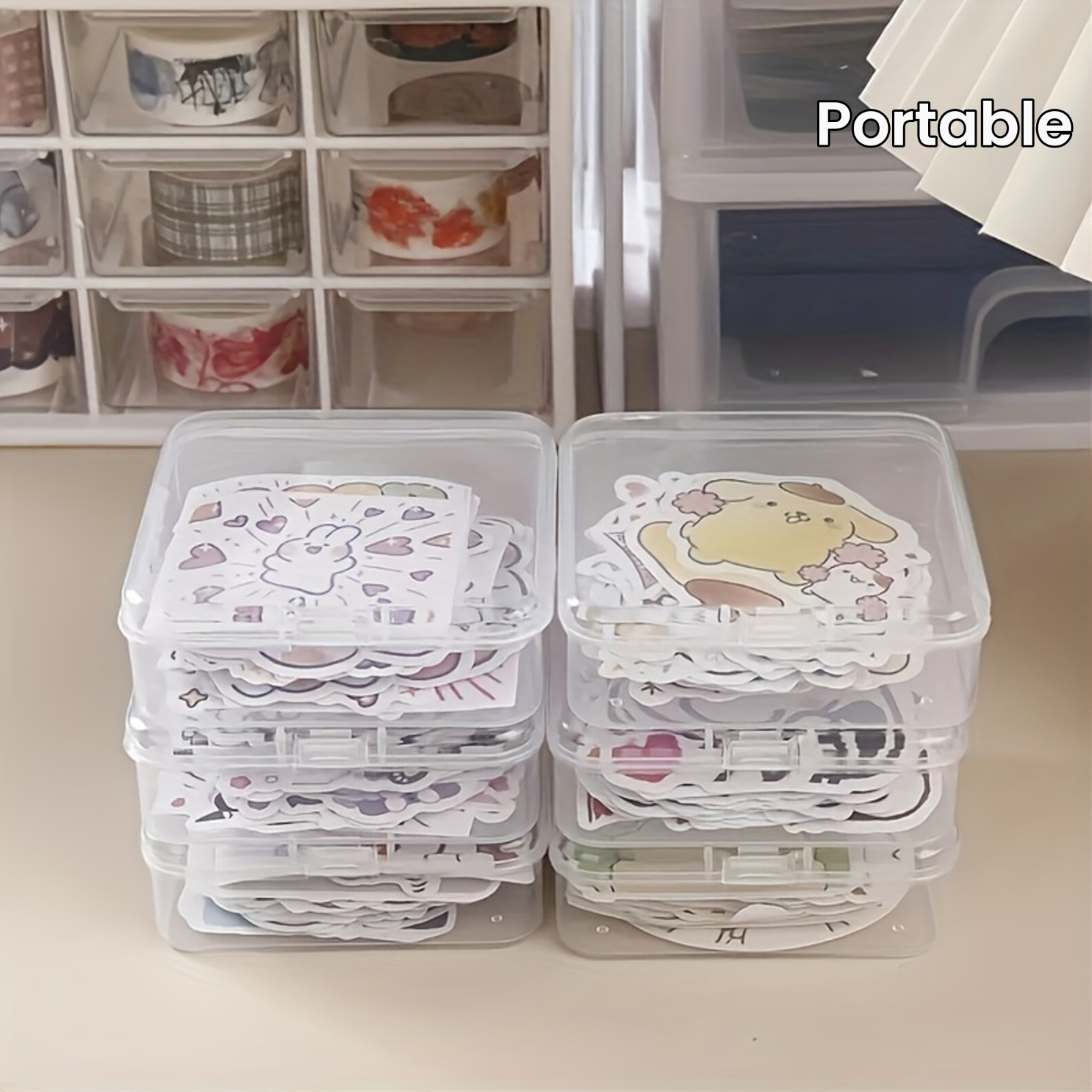 8pcs Clear Storage Boxes Porta - Men'S Accessories Drawer Organizer ulasan dan harga